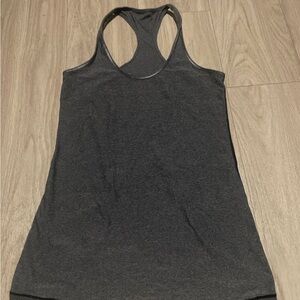 lululemon athletica Charcoal Racerback Tank Top